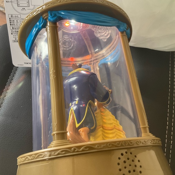 Disney Beauty and the Beast lantern lights and music 10 in H - Picture 7 of 8